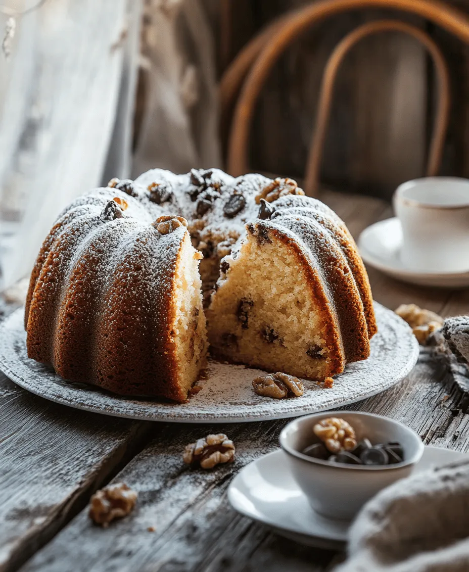 Once you have prepared your batter, the next crucial step is to bake the Morning Bliss Bundt Cake. The baking time and temperature play a significant role in achieving the perfect cake. Preheat your oven to 350°F (175°C) and prepare your Bundt pan by greasing it thoroughly with butter or a non-stick spray. This step is vital to prevent the cake from sticking and ensure it releases beautifully once baked.