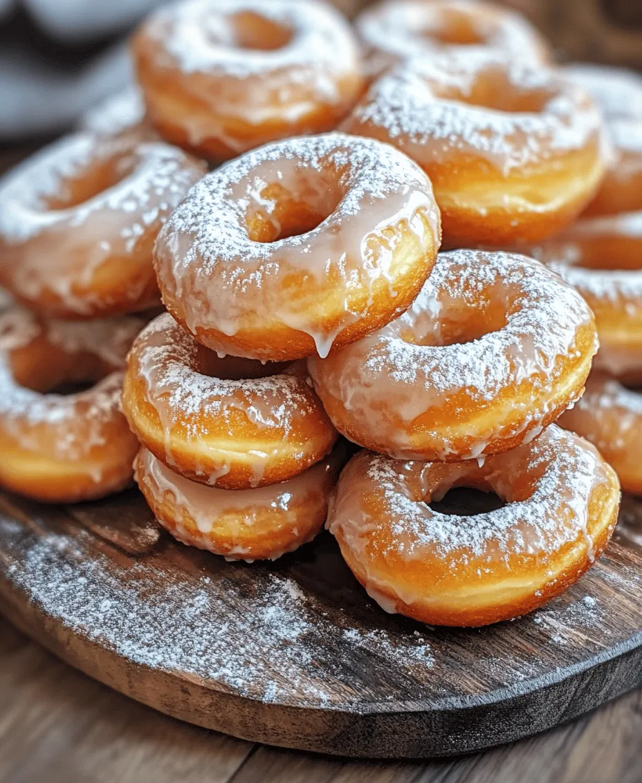 Melt in Your Mouth Glazed Donuts are not just a treat; they are a culinary experience that brings joy and comfort to many. Whether enjoyed during a leisurely weekend breakfast, served at a celebratory brunch, or simply indulged in after a long day, these delectable donuts are sure to please anyone with a sweet tooth. Their signature soft, fluffy texture combined with a sweet, glossy glaze makes them irresistible.