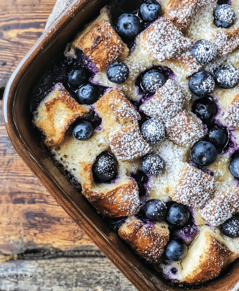 Delve into the delightful world of brunch with our Blueberry Bliss Cream Cheese French Toast Casserole. This recipe pairs the rich flavors of challah or brioche bread with creamy, dreamy layers of cream cheese and fresh blueberries, creating a breakfast or brunch dish that is both indulgent and satisfying. Imagine gathering with friends and family around the table, the aroma of baked blueberries and sweet cream wafting through the air, as you share a meal that's not just about nourishment but also about creating cherished moments. This casserole is perfect for those leisurely weekend mornings or special occasions when you want to impress your guests with minimal effort.