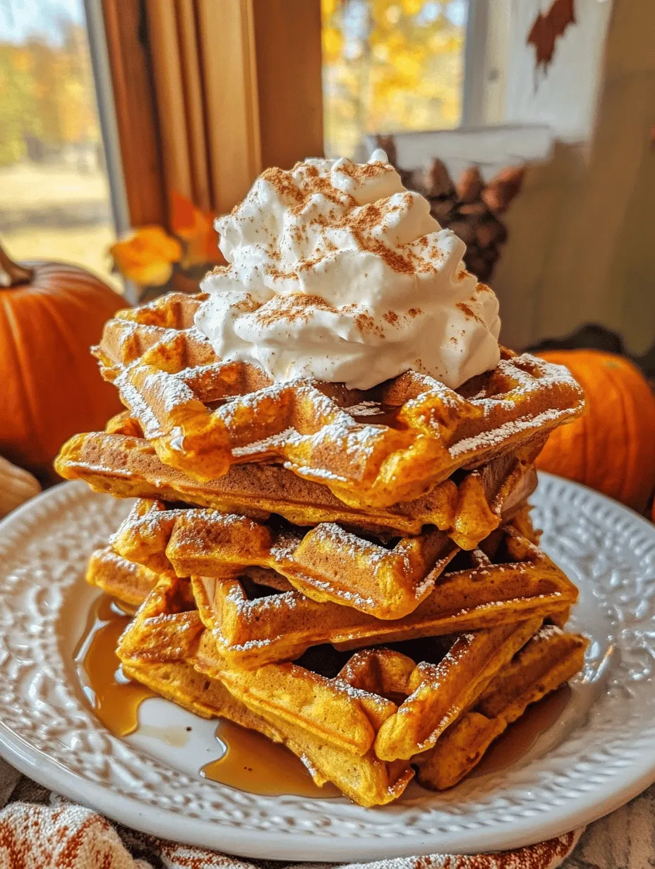 As the leaves turn golden and the air becomes crisp, there's nothing quite like the warm, inviting flavors of autumn to soothe the soul. One delightful way to embrace this seasonal change is with homemade Pumpkin Spice Waffles. These waffles are not just a breakfast item; they are a celebration of the season, encapsulating the rich taste of pumpkin puree with a blend of aromatic spices that evoke the essence of fall. From the first bite, you'll experience a comforting medley of flavors that make these waffles perfect for any occasion, whether it's a leisurely weekend brunch or a festive gathering with friends and family.
