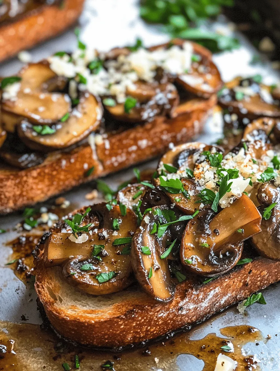 Savory Garlic Mushroom Toast is a culinary delight that perfectly marries the earthy richness of mushrooms with the aromatic warmth of garlic. This dish has garnered a significant following for good reason: it's not only incredibly simple to prepare but also bursting with flavor and texture that appeals to food lovers of all kinds. Whether you're looking for a quick snack, an elegant appetizer to impress guests, or a light meal, this toast is the ideal choice.