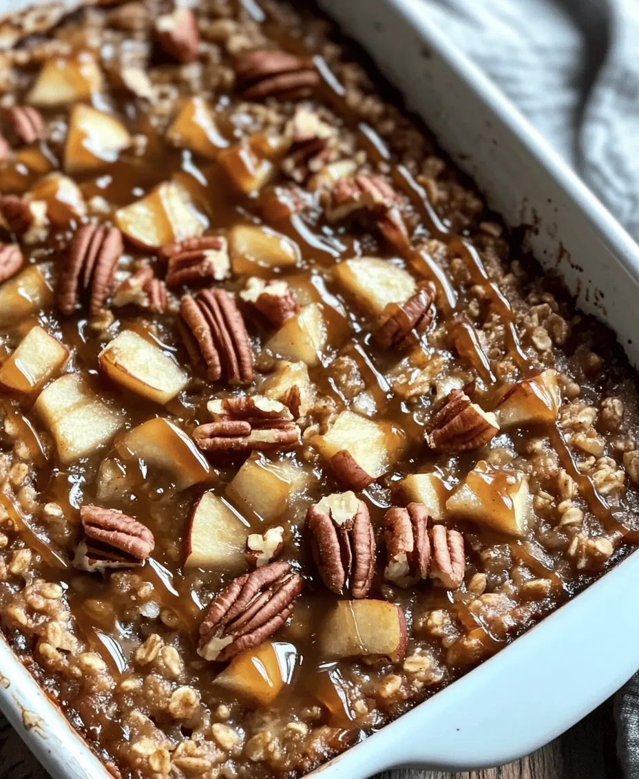 To create the perfect Caramel Apple Oatmeal Bake, it’s essential to understand the role of each ingredient. This recipe relies on a few key components that not only contribute to the flavor but also enhance the nutritional profile of the dish.