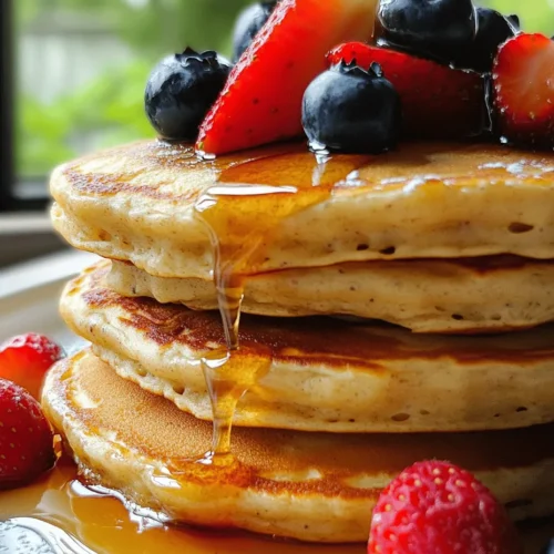 Pancakes are a beloved breakfast staple enjoyed by many around the world, serving as a comforting start to the day. Whether served with syrup, fruit, or a sprinkle of powdered sugar, pancakes offer a delightful way to kick off breakfast. However, for those who follow a vegan lifestyle or simply wish to incorporate more plant-based meals into their diet, traditional pancakes may seem off the table. That’s where our Fluffy Vegan Pancakes Delight comes in, presenting a delicious, simple, and entirely plant-based alternative that promises to satisfy your pancake cravings without compromising on taste or texture.