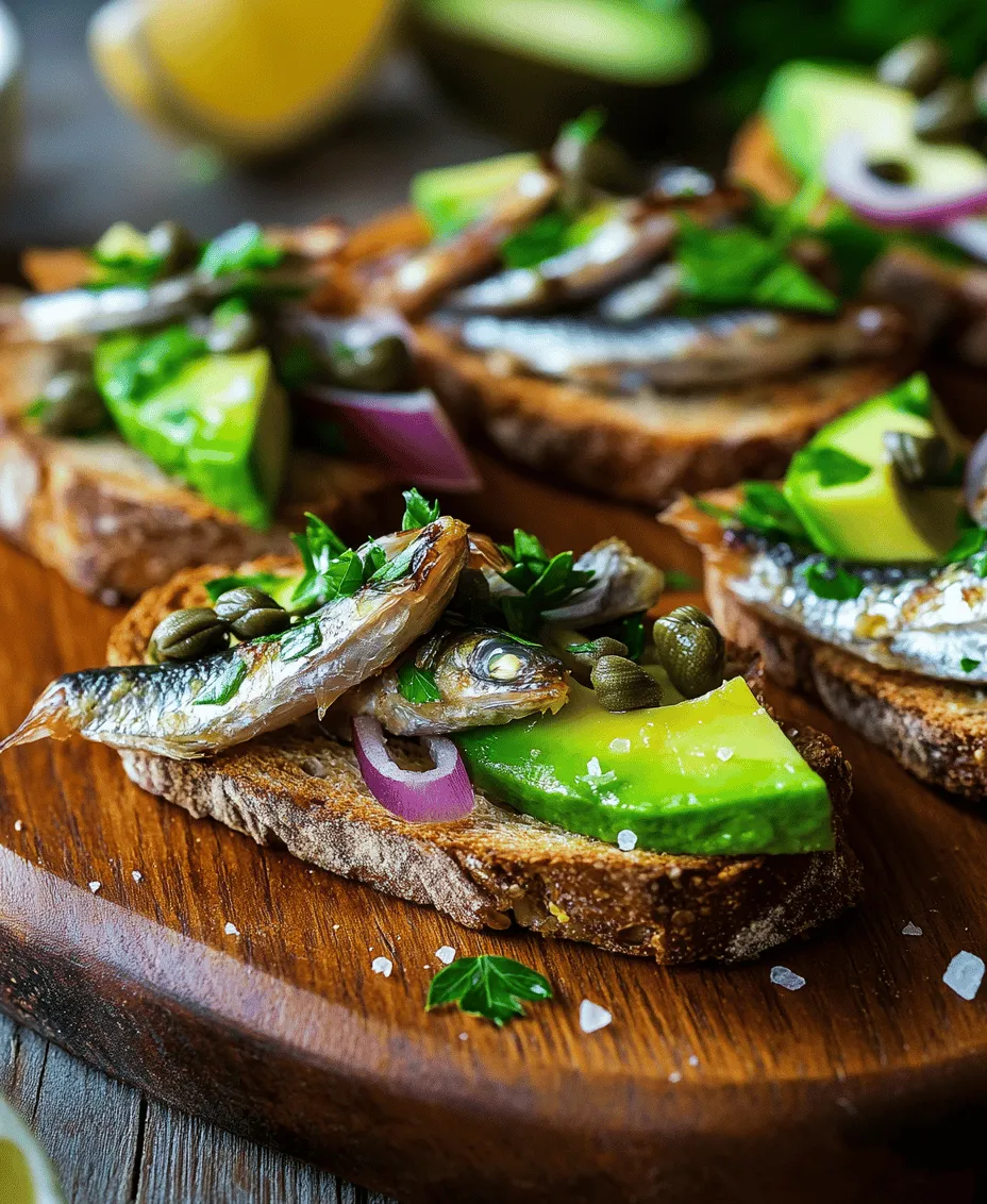 Sardines are small, oily fish that pack a nutritional punch. They are loaded with omega-3 fatty acids, which are crucial for heart health and brain function. These healthy fats can help reduce inflammation and improve overall health. Sardines are also an excellent source of high-quality protein, making them a perfect addition to any meal for those looking to boost their protein intake. Additionally, sardines are rich in vitamins D and B12, calcium, and selenium, which contribute to bone health and immune function. Their unique flavor is both robust and savory, making them an ideal topping for whole grain toast.