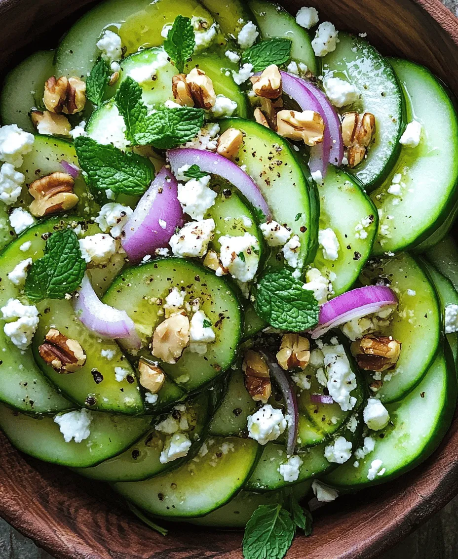 As the warm weather arrives, it's the perfect time to embrace light and refreshing dishes that invigorate the palate and nourish the body. The Crunchy Cucumber and Apple Salad is an exemplary choice for health-conscious eaters and food enthusiasts alike. This vibrant salad is a delightful medley of crisp cucumbers, tart apples, and an array of other fresh ingredients, creating a dish that bursts with flavor and texture.