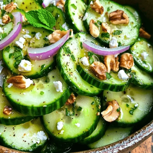 As the warm weather arrives, it's the perfect time to embrace light and refreshing dishes that invigorate the palate and nourish the body. The Crunchy Cucumber and Apple Salad is an exemplary choice for health-conscious eaters and food enthusiasts alike. This vibrant salad is a delightful medley of crisp cucumbers, tart apples, and an array of other fresh ingredients, creating a dish that bursts with flavor and texture.
