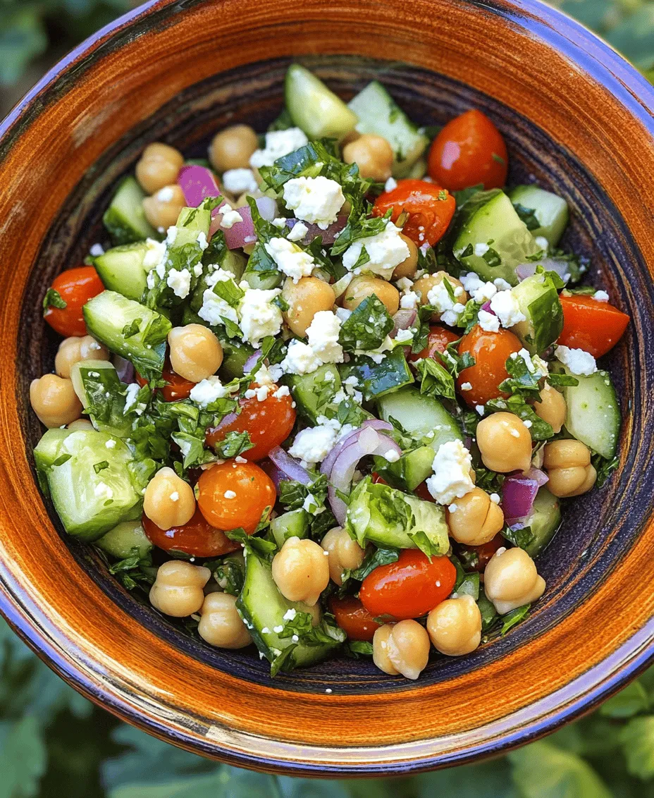 In recent years, salads have surged in popularity as delicious and healthy meal options. They offer a perfect way to pack in a variety of nutrients while tantalizing the taste buds with fresh, vibrant flavors. One standout recipe that exemplifies the appeal of salads is the Refreshing Chickpea Cucumber Salad. This delightful dish combines the earthy richness of chickpeas with the crispness of cucumbers, creating a symphony of flavors and textures that is both satisfying and nourishing.