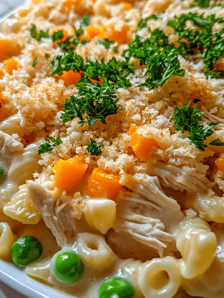 When it comes to comfort food, few dishes evoke the same warmth and nostalgia as a classic chicken pot pie. The rich, creamy filling encased in a flaky crust has long been a staple in homes across America, bringing families together around the dinner table for generations. In recent years, the culinary world has seen an exciting evolution of this beloved classic, leading to the creation of the Creamy Chicken Pot Pie Pasta Bake. This innovative dish melds the comforting flavors of traditional chicken pot pie with the heartiness of pasta, offering a delightful twist that is sure to please both kids and adults alike.