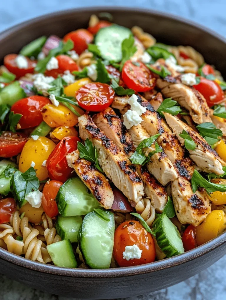 In recent years, there has been a significant shift towards healthier eating habits as more individuals recognize the importance of nutrition in their daily lives. With a growing emphasis on incorporating protein-rich meals into our diets, it's no wonder that dishes like High Protein Chicken Pasta Salad have gained popularity. This versatile dish not only satisfies your taste buds but also provides a balanced meal packed with essential nutrients.