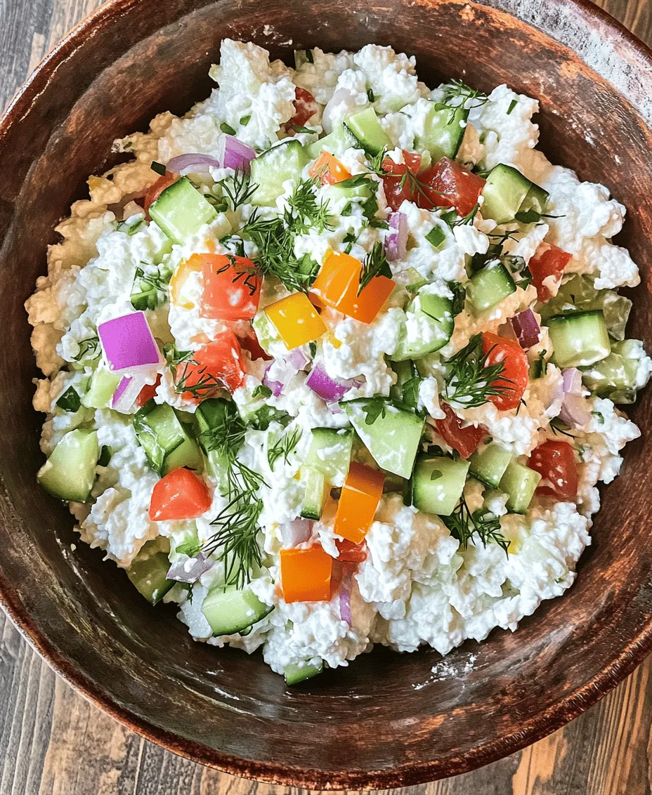 In the realm of healthy eating, refreshing salads stand out as a versatile and nutrient-dense option that caters to various dietary needs. Whether you are looking for a light meal to beat the heat or a vibrant side dish to accompany your main course, salads can offer a wealth of flavors and textures. Among the myriad of salad options, the Cottage Cheese and Cucumber Salad emerges as a fantastic choice, combining freshness and health benefits in every bite. This salad not only tantalizes the taste buds but also leverages the rich nutritional profiles of its key ingredients, making it a staple for anyone aiming to incorporate more wholesome foods into their diet.