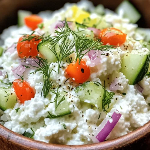 In the realm of healthy eating, refreshing salads stand out as a versatile and nutrient-dense option that caters to various dietary needs. Whether you are looking for a light meal to beat the heat or a vibrant side dish to accompany your main course, salads can offer a wealth of flavors and textures. Among the myriad of salad options, the Cottage Cheese and Cucumber Salad emerges as a fantastic choice, combining freshness and health benefits in every bite. This salad not only tantalizes the taste buds but also leverages the rich nutritional profiles of its key ingredients, making it a staple for anyone aiming to incorporate more wholesome foods into their diet.