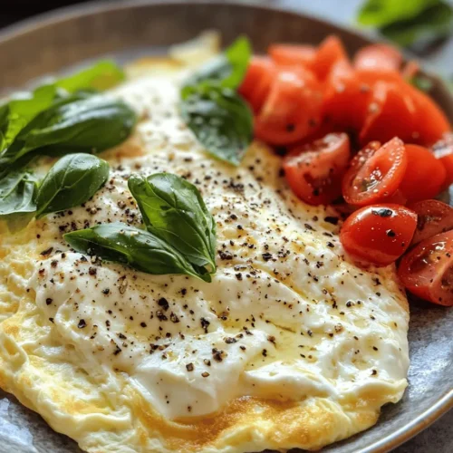 In the realm of breakfast dishes, the omelet stands out as a versatile and satisfying choice. Whether you prefer a simple preparation or a dish brimming with vibrant flavors, the omelet can easily adapt to your tastes and dietary preferences. Among the myriad of variations, the Cheesy Mozzarella Omelet emerges as a delightful way to start your day. Bursting with gooey mozzarella, fresh herbs, and the potential for colorful vegetables, this recipe offers a perfect balance of flavors and textures.