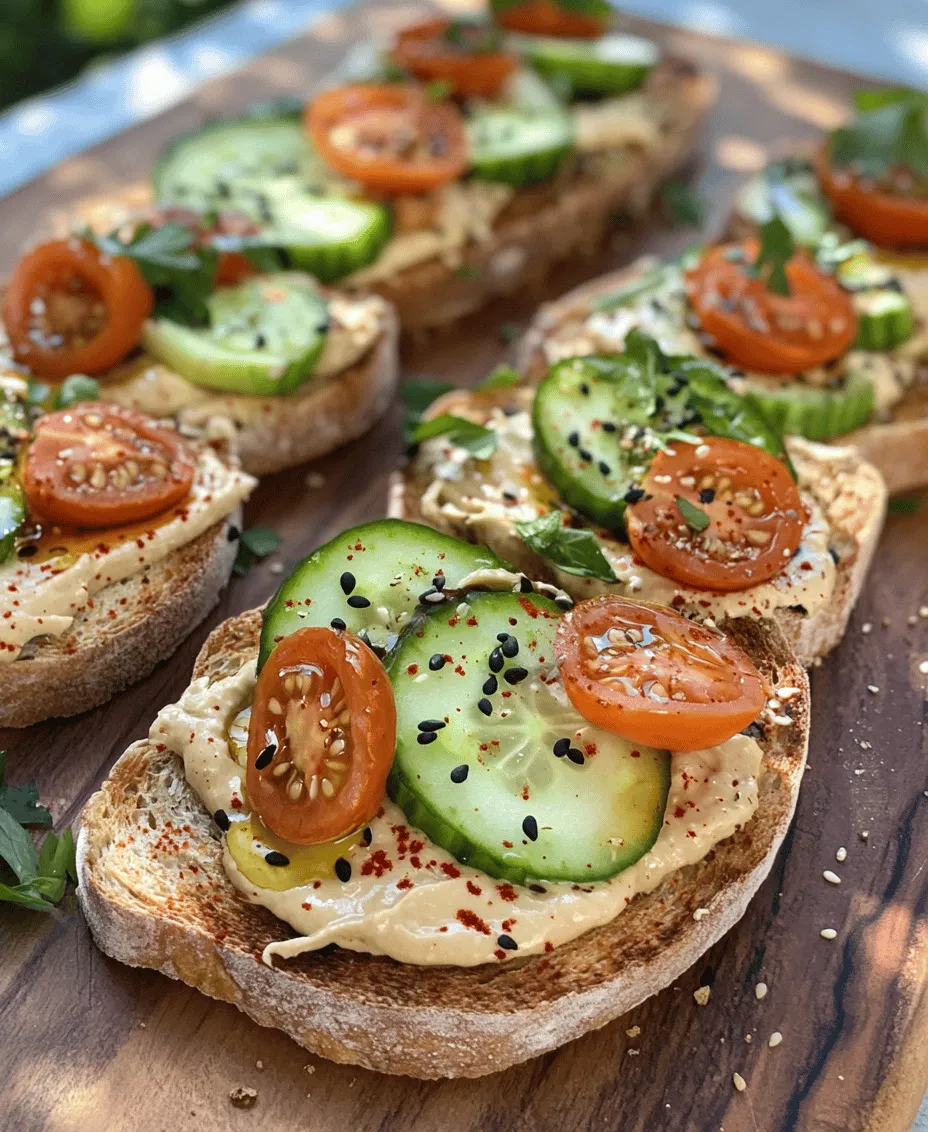 Welcome to the delightful world of Tahini Toasts with Zesty Toppings, a recipe that elevates the humble toast into a canvas for vibrant flavors and nutritious ingredients. Perfect as a snack or light meal, these toasts combine the creamy richness of tahini with zesty toppings to create a dish bursting with taste and health benefits. Whether you're hosting a brunch or simply indulging in a nutritious meal at home, this easy-to-follow recipe promises satisfaction and versatility.