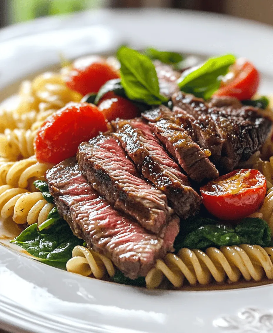 Imagine a dish that beautifully balances sweet and savory notes, tantalizing your taste buds with every bite. Enter the Sweet & Savory Sticky Honey Garlic Steak & Rotini. This delightful recipe combines tender, marinated flank steak with perfectly cooked rotini pasta and sautéed vegetables, creating a harmonious blend of flavors and textures. The sticky honey garlic sauce elevates the steak, making it irresistibly delicious, while the rotini captures every morsel of the sauce, ensuring that each forkful is packed with flavor.