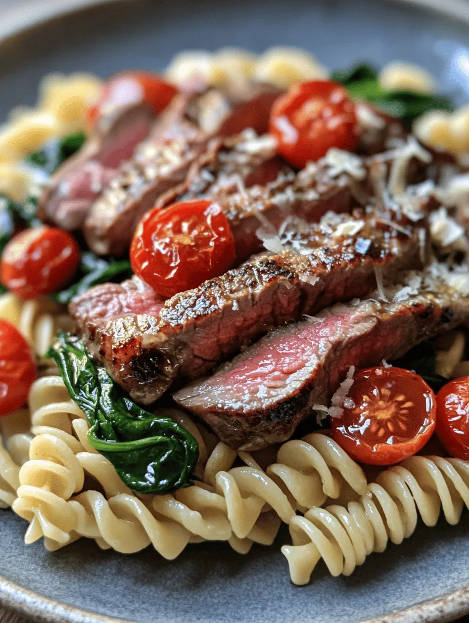 Imagine a dish that beautifully balances sweet and savory notes, tantalizing your taste buds with every bite. Enter the Sweet & Savory Sticky Honey Garlic Steak & Rotini. This delightful recipe combines tender, marinated flank steak with perfectly cooked rotini pasta and sautéed vegetables, creating a harmonious blend of flavors and textures. The sticky honey garlic sauce elevates the steak, making it irresistibly delicious, while the rotini captures every morsel of the sauce, ensuring that each forkful is packed with flavor.