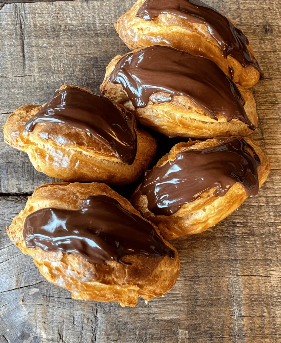 Chocolate éclairs, with their elegant shape and luxurious filling, are a quintessential French pastry that has captured the hearts of dessert lovers around the world. These delightful treats boast a delicate choux pastry shell filled with rich pastry cream and topped with a glossy layer of chocolate glaze. The combination of textures and flavors makes chocolate éclairs a beloved classic in French patisserie, often served at celebrations, weddings, and special occasions.