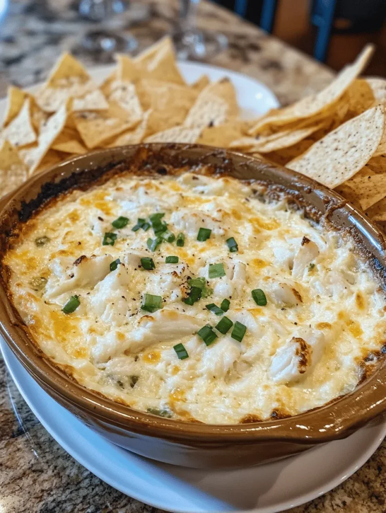 If you’re seeking the perfect dish to impress your guests at your next gathering, look no further than the Creamy Crab Delight Dip. This delectable appetizer is a crowd-pleaser, combining rich flavors, creamy textures, and a touch of seafood indulgence that is sure to elevate any party spread. Whether it’s a casual get-together, a holiday celebration, or a cozy game night, this dip is a must-have in your culinary repertoire.