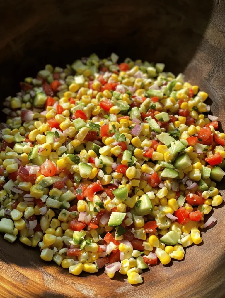 As the sun shines brighter and the temperatures rise, summer presents the perfect opportunity to indulge in vibrant, fresh salads that invigorate the palate. Summer salads are not just a side dish; they can be the centerpiece of your dining experience, showcasing the best of seasonal produce. One such dish that embodies the essence of summer is the Sunny Summer Corn Salad. This delightful salad brings together a medley of fresh ingredients, creating a colorful, nutritious, and satisfying dish that is perfect for picnics, barbecues, or a light family meal.