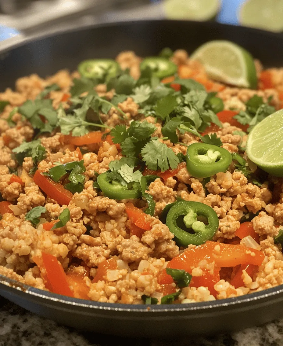 If you're searching for a dish that combines bold flavors with a nutritious profile, look no further than Spicy Turkey Cauliflower Rice. This vibrant and satisfying recipe features ground turkey and cauliflower, creating a hearty meal that is both delicious and healthy. What sets this dish apart is its ability to cater to various dietary preferences; it is gluten-free, low-carb, and packed with protein, making it an excellent choice for anyone looking to maintain a balanced diet without sacrificing flavor.