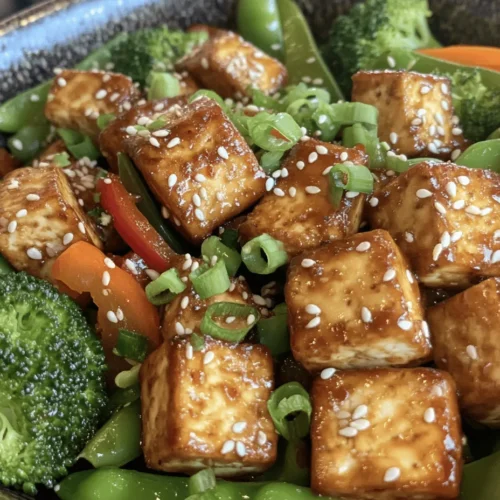 At the heart of our Tofu Delight Stir-Fry is tofu, a protein-rich ingredient that has earned its place in numerous cuisines around the globe. Tofu, made from soybeans, is a staple in vegetarian and vegan diets due to its impressive nutritional profile. It is an excellent source of complete protein, meaning it contains all nine essential amino acids that our bodies cannot produce on their own. Additionally, tofu is low in calories, contains healthy fats, and is rich in minerals like calcium and magnesium.