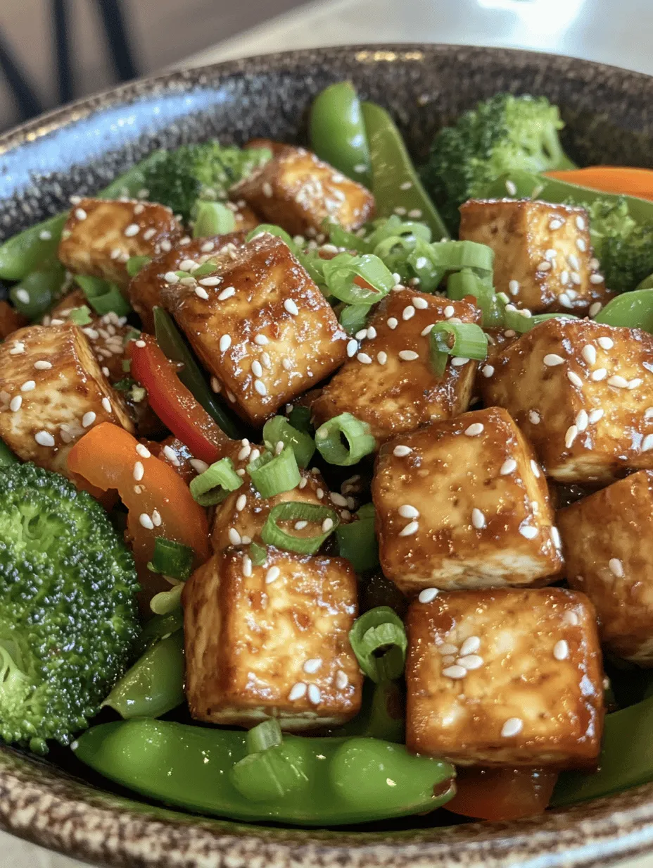 At the heart of our Tofu Delight Stir-Fry is tofu, a protein-rich ingredient that has earned its place in numerous cuisines around the globe. Tofu, made from soybeans, is a staple in vegetarian and vegan diets due to its impressive nutritional profile. It is an excellent source of complete protein, meaning it contains all nine essential amino acids that our bodies cannot produce on their own. Additionally, tofu is low in calories, contains healthy fats, and is rich in minerals like calcium and magnesium.