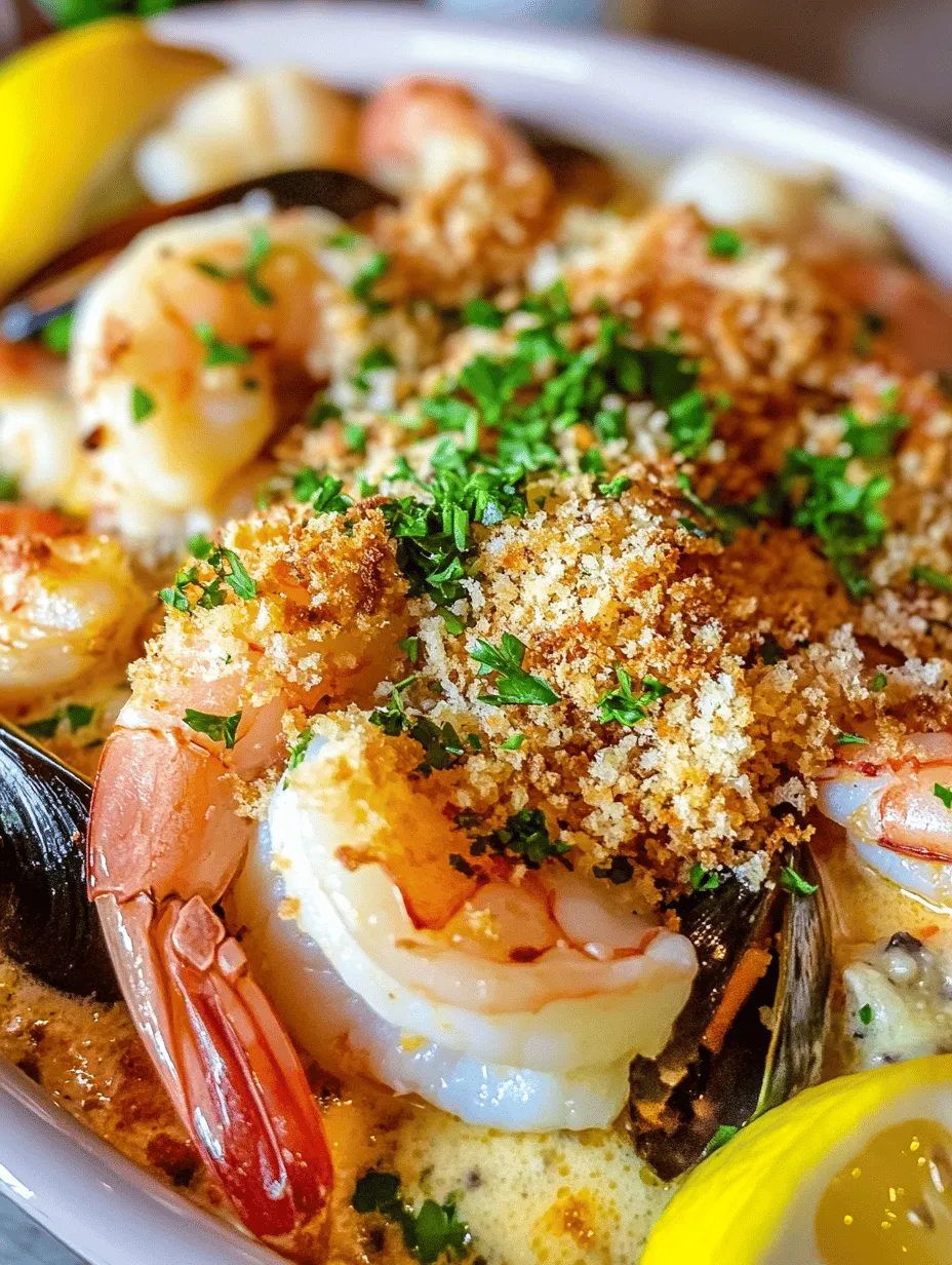 When it comes to gourmet dishes that evoke the essence of coastal culinary arts, few can rival the exquisite charm of Seafood Cassolette. This delightful French dish hails from the rich traditions of Mediterranean cuisine, where fresh seafood takes center stage. The term "cassolette" refers not only to the dish itself but also to the small, typically earthenware pots from which it is served. This dish beautifully showcases the art of layering flavors, combining various seafood with a decadent sauce, topped with a crispy crust that invites diners to dig in.