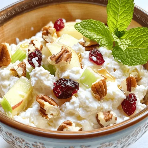 To fully appreciate the Cottage Cheese and Apple Salad, let’s take a closer look at its core ingredients and the health benefits they bring to the table.