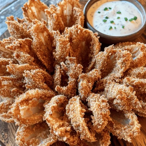 Blooming onions have long been cherished as a delectable appetizer or snack, adored for their unique presentation and delightful crunch. These flower-like formations of onion, often served with a tangy dipping sauce, have earned a special place in the hearts of food enthusiasts across the globe. However, traditional methods of preparing blooming onions typically involve deep frying, which, while undeniably delicious, can be burdensome due to the mess and excess oil. Enter the air fryer—a modern kitchen marvel that allows you to achieve that same crispy texture with significantly less oil, making it a healthier alternative.