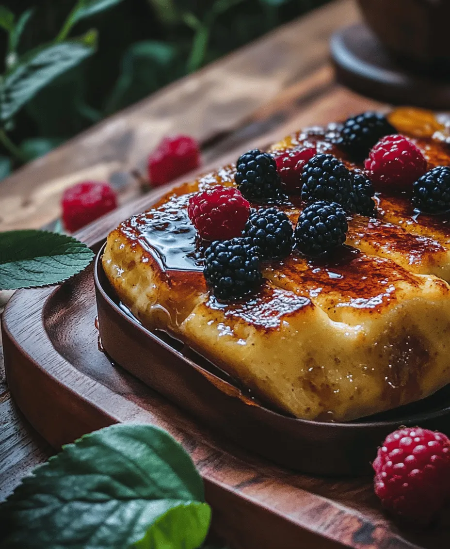 Imagine waking up to the enticing aroma of caramelized sugar wafting through your kitchen, the scent of sweet vanilla and buttery bread mingling in the air. That’s the magic of Overnight Crème Brûlée French Toast—a recipe that transforms the classic French toast into a sophisticated dish, perfect for brunch or a cozy family breakfast. This delightful fusion combines the creamy, decadent qualities of crème brûlée with the comforting familiarity of French toast, creating a dish that is both indulgent and satisfying.