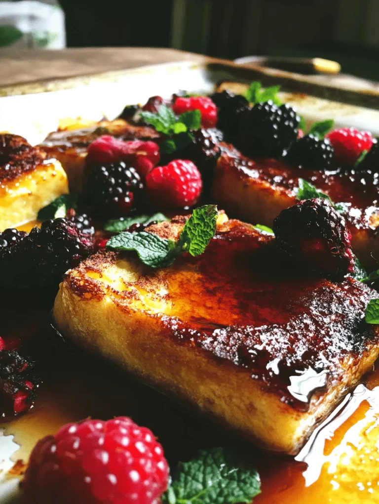 Imagine waking up to the enticing aroma of caramelized sugar wafting through your kitchen, the scent of sweet vanilla and buttery bread mingling in the air. That’s the magic of Overnight Crème Brûlée French Toast—a recipe that transforms the classic French toast into a sophisticated dish, perfect for brunch or a cozy family breakfast. This delightful fusion combines the creamy, decadent qualities of crème brûlée with the comforting familiarity of French toast, creating a dish that is both indulgent and satisfying.