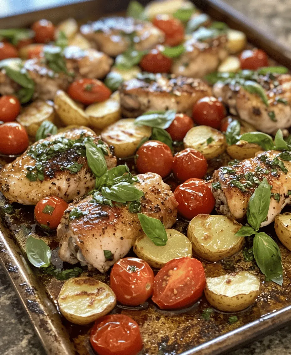 Italian cuisine is celebrated worldwide for its rich flavors, fresh ingredients, and heartwarming dishes that bring families and friends together. Among the myriad of delightful Italian recipes, <strong>Italian Chicken & Potatoes Delight</strong> stands out as a comforting, satisfying meal that embodies the essence of home-cooked goodness. This dish beautifully marries tender chicken thighs with golden roasted baby potatoes, all enveloped in aromatic herbs and savory spices, creating an explosion of flavors and textures that will leave everyone at the dinner table craving more.” /></p>
</p>
<h3>Italian Chicken & Potatoes Delight: Customizations and Cooking Process</h3>
</p>
<h4>Alternative Arrangements or Additions for Customization</h4>
</p>
<p>One of the greatest joys of cooking is the ability to customize recipes to suit personal tastes and dietary needs. The Italian Chicken & Potatoes Delight is no exception. You can personalize this dish by experimenting with different herbs and spices. For instance, adding rosemary or thyme can elevate the flavors and bring a lovely aromatic quality. If you prefer a bit of heat, consider incorporating red pepper flakes or fresh chili peppers.</p>
</p>
<p>In addition to spices, you can also adjust the vegetables included in the dish. Bell peppers, carrots, or even zucchini can be fantastic additions that enhance both the flavor profile and nutritional value. If you’re looking for a lighter version, swap out the potatoes for sweet potatoes or cauliflower. These alternatives provide a delicious twist while keeping the dish healthy.</p>
</p>
<p>For those following a gluten-free diet, this recipe is naturally gluten-free. However, if you want to add a crunchy texture, consider topping the dish with gluten-free breadcrumbs before roasting. This will create a delightful crust that contrasts beautifully with the tender chicken and potatoes.</p>
</p>
<h4>Cooking Process</h4>
</p>
<p>Roasting is the star of this cooking method, and understanding its nuances can greatly enhance your dish. When you roast chicken and potatoes, the dry heat of the oven causes the exterior of the food to caramelize, creating a rich flavor and appealing texture. This process is key in developing the dish’s signature taste, as it allows the natural sugars in the food to brown.</p>
</p>
<p><strong>The Maillard Reaction</strong></p>
</p>
<p>The Maillard reaction is a chemical reaction that occurs when proteins and sugars are exposed to heat, resulting in the browning of food and the creation of complex flavors. This reaction plays a significant role in the Italian Chicken & Potatoes Delight. To achieve the best results, ensure that your oven is preheated to the correct temperature (about 425°F/220°C) before placing the chicken and potatoes inside. This ensures that the Maillard reaction occurs quickly, resulting in crispy skin on the chicken and perfectly roasted potatoes.</p>
</p>
<p><strong>Monitoring Cooking Times and Temperatures</strong></p>
</p>
<p>To achieve the ideal cook on your chicken and potatoes, it is crucial to monitor cooking times and temperatures closely. The chicken should be cooked to an internal temperature of 165°F (75°C). Using a meat thermometer will help you ensure that your chicken is both safe to eat and perfectly juicy. Potatoes typically take around 40-50 minutes to become tender when roasted. Check them periodically, and if they are cooking faster than the chicken, you can remove them earlier or cut them into smaller pieces for quicker cooking.</p>
</p>
<p><strong>Importance of Checking for Doneness</strong></p>
</p>
<p>Always check for doneness to avoid undercooking or overcooking. For chicken, ensure that the juices run clear when pierced with a knife, and for potatoes, a fork should slide in easily. If you find that your chicken skin isn’t browning as much as you’d like, consider broiling for the last few minutes of cooking. This will enhance the color and flavor without further cooking the meat itself, making your final result beautifully presented.</p>
</p>
<h4>Serving Suggestions</h4>
</p>
<p>Presentation can elevate your dish from ordinary to extraordinary. Consider serving the Italian Chicken & Potatoes Delight on a rustic wooden cutting board or a colorful platter. Garnish with fresh herbs such as parsley or basil for a vibrant touch. You can also squeeze a bit of lemon juice over the finished dish to brighten the flavors and add a refreshing note.</p>
</p>
<p>When it comes to complementary side dishes, consider pairing your Italian Chicken & Potatoes Delight with a simple arugula salad drizzled with balsamic vinaigrette. The peppery arugula will contrast nicely with the richness of the chicken and potatoes. For a heartier option, serve with garlic bread or crusty Italian bread to soak up the savory juices.</p>
</p>
<p>As for beverages, a glass of Chianti or a light Italian white wine, like Pinot Grigio, can enhance your dining experience. These wines complement the herbaceous notes of the dish beautifully.</p>
</p>
<p>If you find yourself with leftovers, don’t fret! The Italian Chicken & Potatoes Delight can be easily repurposed. Shred the leftover chicken and toss it into a pasta salad with fresh vegetables and a zesty dressing for a quick lunch. Alternatively, use the chicken and potatoes in a hearty soup or stew by adding some broth and simmering them together with your favorite vegetables.</p>
</p>
<h4>Health Benefits of the Dish</h4>
</p>
<p>This recipe offers an impressive nutritional profile, combining protein, carbohydrates, and vegetables in a balanced manner. Chicken is an excellent source of lean protein, essential for muscle building and repair. A serving of chicken typically provides around 25-30 grams of protein, making it an ideal choice for a filling meal.</p>
</p>
<p>Potatoes, often misunderstood, are a great source of carbohydrates and fiber, which are important for energy and digestive health. They also contain essential vitamins and minerals, including vitamin C, vitamin B6, and potassium. By including vegetables in this dish, you increase the nutrient density, providing a well-rounded meal that is both satisfying and nourishing.</p>
</p>
<p>Preparing meals at home, such as this Italian Chicken & Potatoes Delight, allows you to control the ingredients and portion sizes, making it easier to maintain a healthy lifestyle. Home-cooked meals tend to be lower in sodium and preservatives compared to takeout, ensuring that you are fueling your body with wholesome ingredients.</p>
</p>
<h4>Cultural Significance of Italian Cuisine</h4>
</p>
<p>Italian cooking is deeply rooted in tradition and emphasizes the use of fresh, high-quality ingredients. The philosophy of “cucina povera,” or “poor kitchen,” reflects the resourcefulness of Italian cooks who make the most of what they have, creating delicious meals from simple ingredients. This dish embodies that spirit, showcasing how humble ingredients can come together to create something truly delightful.</p>
</p>
<p>Family and communal dining play a vital role in Italian culture. Meals are often shared among family members and friends, fostering a sense of togetherness. The Italian Chicken & Potatoes Delight is perfect for gatherings, as it can easily feed a crowd and encourages sharing at the table. It is customary in Italy to enjoy meals slowly, taking time to savor the flavors and enjoy the company of loved ones.</p>
</p>
<p>In the broader context of Italian meals, this dish fits seamlessly into the Italian tradition of serving hearty, flavorful foods that bring people together. It can be enjoyed as a main course during family gatherings or festive occasions, making it a staple in many Italian households.</p>
</p>
<h4>Conclusion</h4>
</p>
<p>The Italian Chicken & Potatoes Delight is not only a delicious meal but also a wonderful way to explore the rich culinary traditions of Italy. With its customizable options, cooking techniques that enhance flavors, and a focus on wholesome ingredients, this dish is a perfect representation of what home-cooked meals should be.</p>
</p>
<p>By embracing the joy of cooking and sharing meals with loved ones, you can create lasting memories around the dinner table. As you enjoy this recipe, consider exploring other Italian dishes that can broaden your culinary horizons. Whether it’s a classic pasta dish, a hearty risotto, or a vibrant Caprese salad, the world of Italian cuisine is waiting for you to discover its many delights. Happy cooking!</p>
<div id=