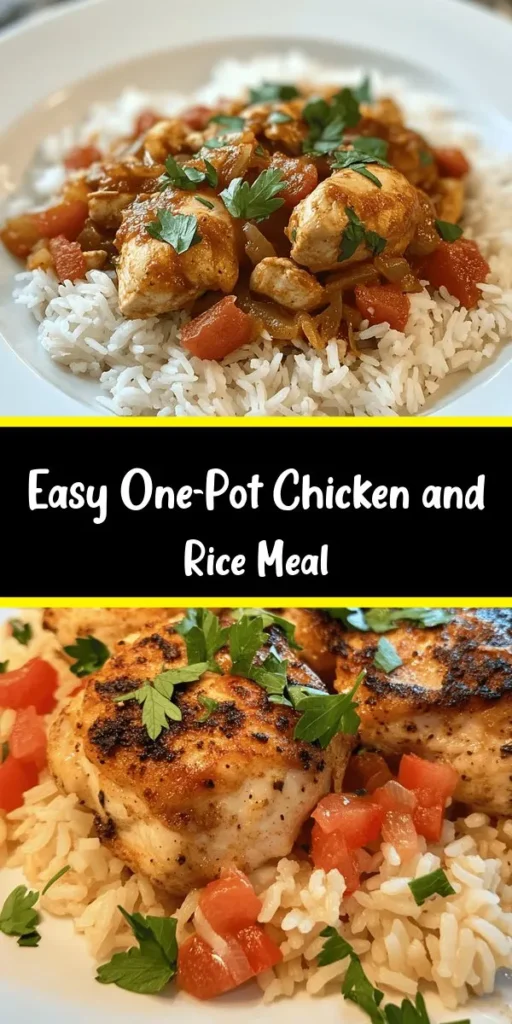 Discover the comfort of this Forgotten Chicken and Rice Recipe! This one-pot meal features tender chicken thighs, aromatic basmati rice, and a blend of spices for a delightful flavor. With just a few simple ingredients like garlic, onion, and tomatoes, you can create a wholesome dish that’s perfect for any weeknight dinner. Optional veggies make it even more nutritious. Easy to prep and packed with flavor, this recipe is sure to be a family favorite!