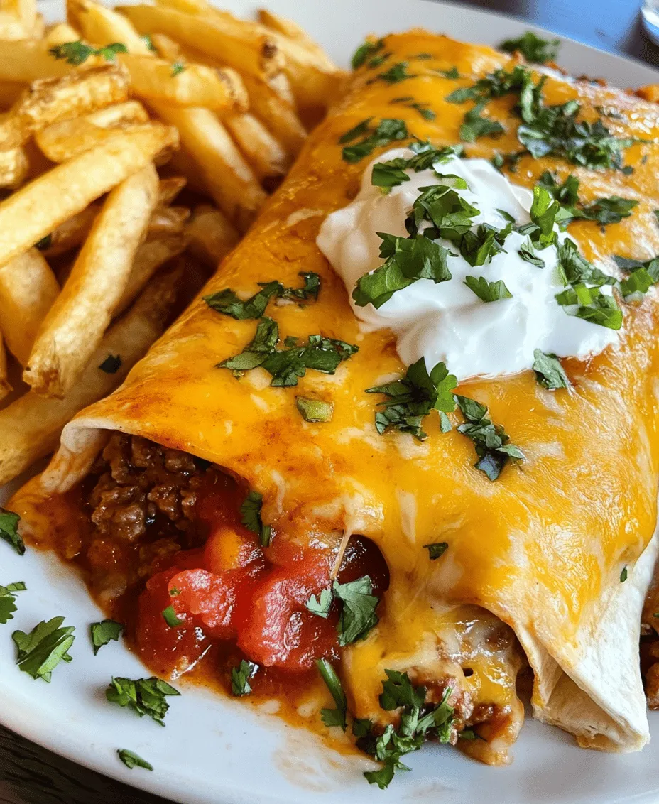 Before diving into the cooking process, it's essential to understand the key ingredients that come together to create these cheesy beef burritos.