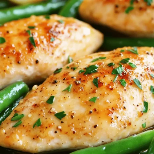 When it comes to weeknight dinners, it can be a challenge to find a recipe that is both quick to prepare and full of vibrant flavors. Enter the Zesty Lemon Garlic Butter Chicken & Green Beans Skillet. This delightful dish combines the succulent taste of chicken with the bright, refreshing notes of lemon and the aromatic qualities of garlic, delivering a meal that feels indulgent yet remains healthy.