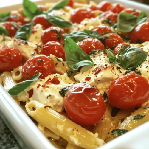 Exploring the main components of the recipe provides insight into what makes Baked Feta Pasta so delicious. Each ingredient plays a crucial role, contributing to the overall flavor and texture of the dish.