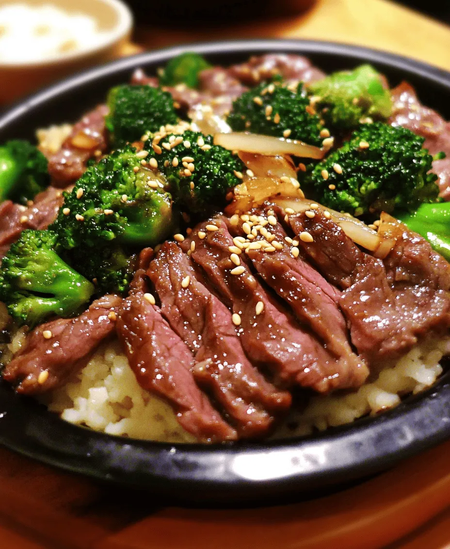 Sizzling Beef & Broccoli Delight is a quintessential representation of stir-fry cuisine that combines tender, marinated beef with vibrant, crunchy broccoli. This dish not only tantalizes the taste buds but also brings a sense of warmth and comfort to the dining table. The appeal of this dish lies not only in its rich flavors but also in its vivid presentation, making it a favorite among both home cooks and restaurant-goers alike.