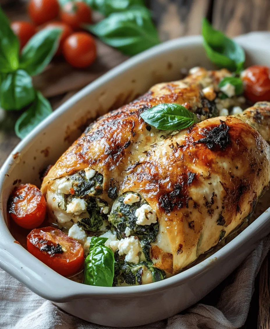 To create the perfect Spinach and Feta Stuffed Chicken Breast, it’s important to understand the role each ingredient plays in contributing to the dish’s overall flavor and nutritional profile. Below, we explore the key ingredients that make this recipe so special.