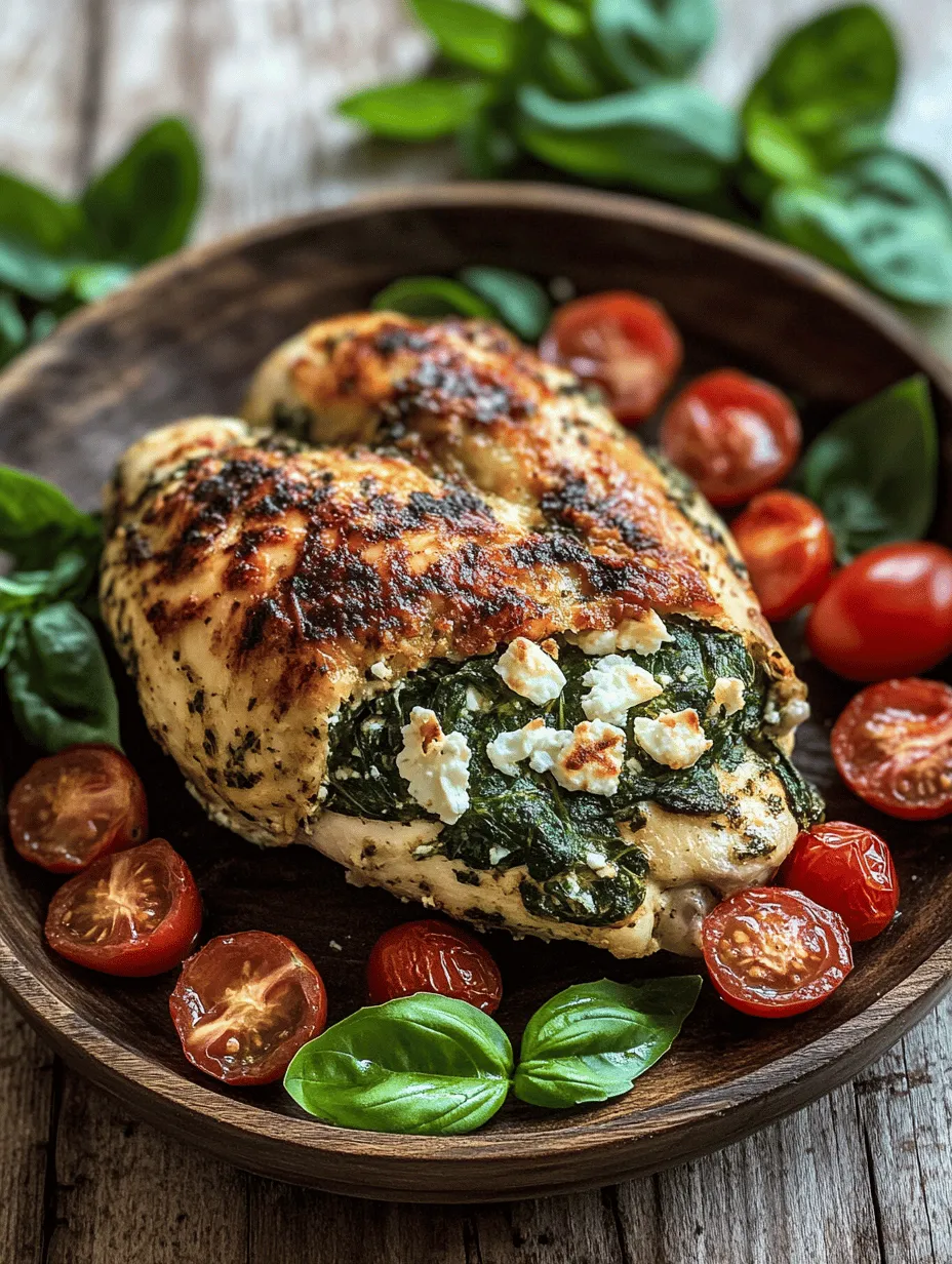 To create the perfect Spinach and Feta Stuffed Chicken Breast, it’s important to understand the role each ingredient plays in contributing to the dish’s overall flavor and nutritional profile. Below, we explore the key ingredients that make this recipe so special.