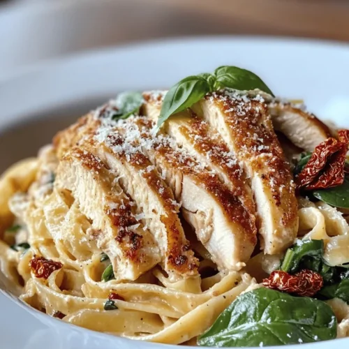 Welcome to a culinary adventure that transports you straight to the sun-kissed hills of Tuscany—where rustic charm meets exquisite flavors. Today, we’ll be diving into the delightful world of Tuscan Chicken Pasta, a dish that beautifully marries tender chicken, vibrant vegetables, and perfectly cooked pasta in a creamy sauce that’s simply irresistible. This recipe is not only a feast for the senses but also an easy-to-make meal perfect for busy weeknights or special family gatherings.