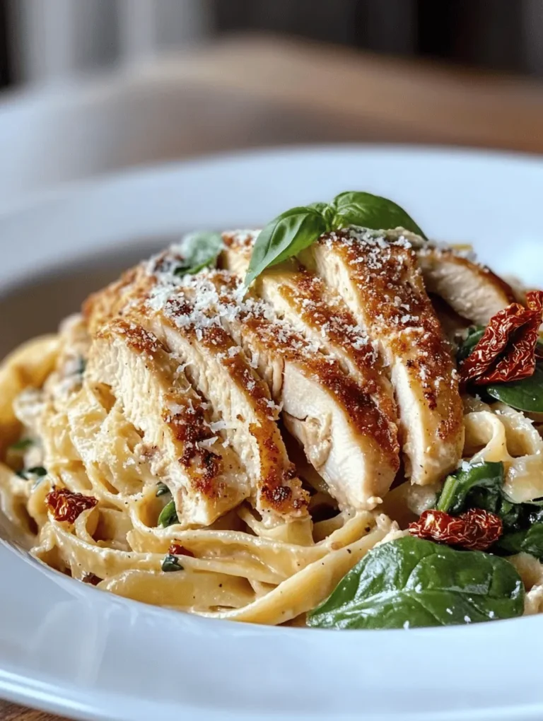 Welcome to a culinary adventure that transports you straight to the sun-kissed hills of Tuscany—where rustic charm meets exquisite flavors. Today, we’ll be diving into the delightful world of Tuscan Chicken Pasta, a dish that beautifully marries tender chicken, vibrant vegetables, and perfectly cooked pasta in a creamy sauce that’s simply irresistible. This recipe is not only a feast for the senses but also an easy-to-make meal perfect for busy weeknights or special family gatherings.