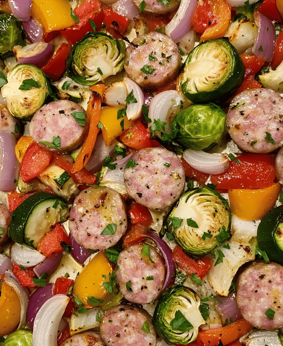 In the fast-paced world we live in, convenience and flavor often go hand in hand, especially in the kitchen. One of the most delightful ways to enjoy both simplicity and taste is through sheet pan meals, and today, we're diving into a vibrant and mouthwatering recipe: Sizzling Sheet Pan Sausage & Colorful Veggies. This dish not only brings together the savory goodness of smoked sausage but also showcases a rainbow of fresh vegetables that make it a feast for both the eyes and the palate.