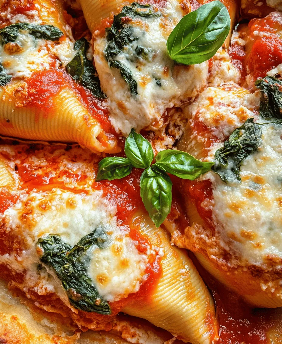 In the world of comfort food, Italian cuisine has a special place, and one dish that exemplifies this is Easy Spinach and Ricotta Stuffed Shells. This recipe combines the heartiness of pasta with the creamy richness of cheese and the vibrant freshness of spinach, making it a delightful option for family dinners or gatherings. Whether you are preparing a casual weeknight meal or an elegant dinner for guests, these stuffed shells promise to impress with their delicious flavors and eye-catching presentation.