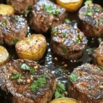 Garlic Butter Steak Bites and Potatoes is a delightful dish that epitomizes comfort food at its finest. This recipe combines tender sirloin steak with golden, roasted baby potatoes, all enveloped in a rich garlic butter sauce. Not only is it quick to prepare, but it also delivers a burst of flavor that will impress your family and friends. Whether you're hosting a casual dinner party, enjoying a family meal, or simply craving a satisfying dish, this recipe is sure to please. In this article, we will explore the origins of this dish, the essential ingredients, and step-by-step instructions to help you create a memorable meal.