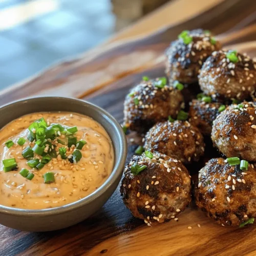 Dive into the vibrant world of Korean cuisine with our mouthwatering Korean BBQ Meatballs paired with a zesty spicy mayo dip. This delightful recipe offers a unique twist on traditional meatballs, combining juicy, flavorful ingredients that celebrate the essence of Korean BBQ culture. Perfect for gatherings, family dinners, or simply as a satisfying snack, these meatballs are not only delicious but also incredibly versatile. Whether you opt for ground beef or choose ground chicken for a lighter alternative, this dish is sure to impress your friends and family, tantalizing their taste buds.
