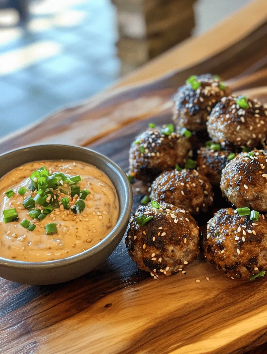 Dive into the vibrant world of Korean cuisine with our mouthwatering Korean BBQ Meatballs paired with a zesty spicy mayo dip. This delightful recipe offers a unique twist on traditional meatballs, combining juicy, flavorful ingredients that celebrate the essence of Korean BBQ culture. Perfect for gatherings, family dinners, or simply as a satisfying snack, these meatballs are not only delicious but also incredibly versatile. Whether you opt for ground beef or choose ground chicken for a lighter alternative, this dish is sure to impress your friends and family, tantalizing their taste buds.