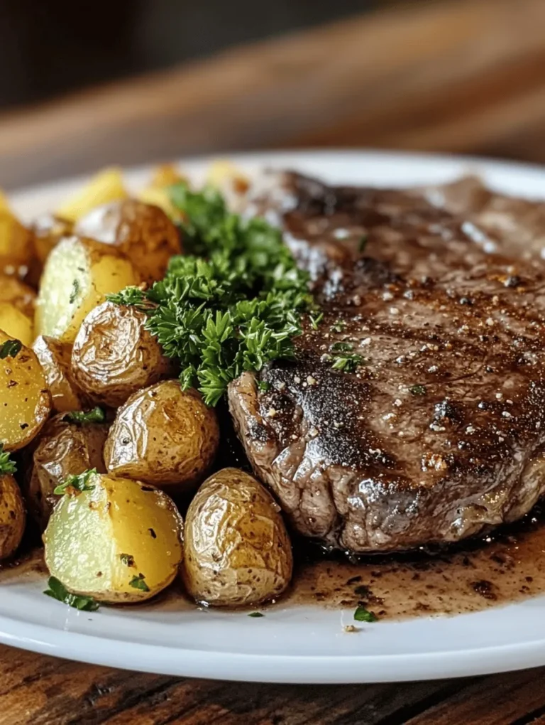 When it comes to hearty meals that can satisfy even the most discerning palate, the Sizzling Garlic Butter Steak and Potatoes Skillet stands out as a true culinary delight. This dish beautifully marries the rich, succulent flavors of tender steak with the crispy, golden perfection of potatoes, all brought together by the aromatic allure of garlic butter. Whether you’re preparing a lavish family dinner, celebrating a special occasion, or simply craving a comforting meal after a long day, this recipe is both easy to prepare and irresistibly delicious.