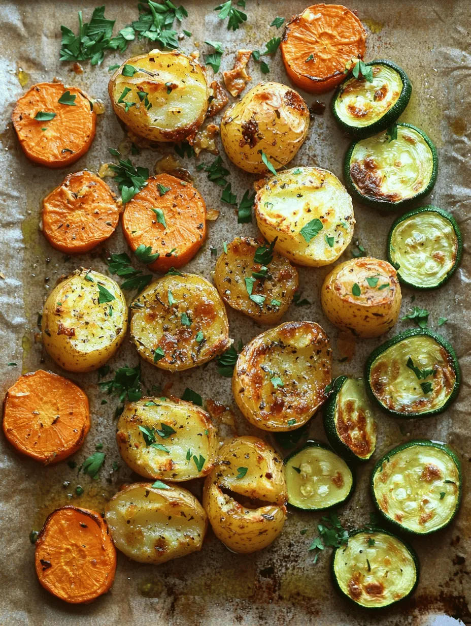 To truly appreciate the deliciousness of Garlic Herb Roasted Potatoes, Carrots, and Zucchini, it’s essential to understand the key ingredients that come together to create this dish. Each component contributes unique flavors and nutritional benefits, making this recipe as wholesome as it is tasty.