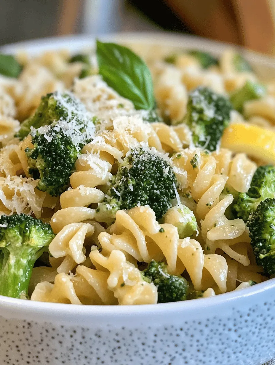 In a world where healthy eating is becoming increasingly important, finding meals that are both nutritious and satisfying can sometimes feel like a daunting task. The good news is that incorporating vegetables into your meals does not have to be complicated or time-consuming. One such dish that embodies this philosophy is the Easy Healthy Broccoli Pasta. This recipe stands out as a quick, nourishing option that caters to a variety of dietary preferences, including vegetarian and vegan options.