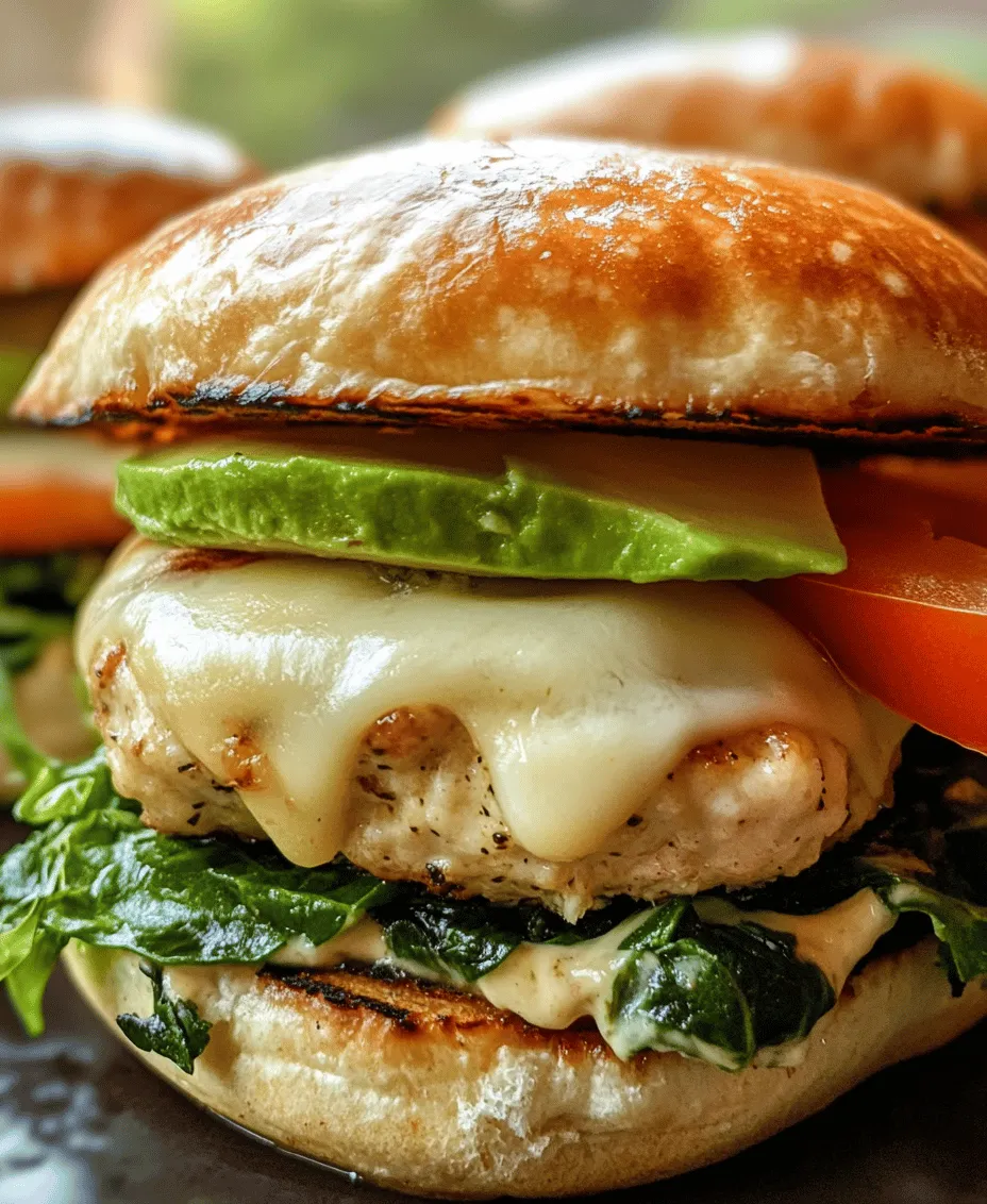 In the world of culinary delights, burgers hold a special place in our hearts. They are often associated with indulgent flavors and hearty meals, but traditional beef burgers can sometimes be heavy and high in fat. Enter chicken burgers—a lighter, healthier alternative that doesn't compromise on taste. Among the many variations, <strong>White Cheddar and Spinach Chicken Burgers</strong> stand out with their delightful combination of flavors and nutritious ingredients. The harmonic blend of creamy white cheddar cheese and fresh spinach not only elevates the taste but also enhances the nutritional profile of this burger, making it a perfect choice for health-conscious consumers.” /></p>
</p>
<h3>Achieving the Perfect Patty Thickness for Even Cooking</h3>
</p>
<p>When crafting your White Cheddar and Spinach Chicken Burgers, the thickness of your patties is crucial for achieving that ideal texture and doneness. Aim for a patty thickness of about ¾ inch to 1 inch. This size ensures that the burgers cook evenly, allowing the chicken to remain juicy while the outer layer develops a delightful golden-brown crust.</p>
</p>
<p>If you prefer a thicker patty, keep in mind that you may need to adjust your cooking time. A thicker burger will require more time on the grill or in the skillet to reach the safe internal temperature of 165°F. To monitor this, consider using a meat thermometer for precise readings.</p>
</p>
<h3>Cooking Techniques</h3>
</p>
<p>Two popular methods for cooking your chicken burgers are grilling and pan-frying.</p>
</p>
<h4>Grilling</h4>
</p>
<p>Grilling is a great way to impart a smoky flavor to your burgers. Preheat your grill to medium-high heat, around 375°F to 450°F. Lightly oil the grill grates to prevent sticking. Place the patties on the grill, spacing them out to allow for even cooking and airflow. Grill the burgers for about 5-6 minutes on one side, then flip and cook for an additional 5-6 minutes.</p>
</p>
<p>During the last minute of grilling, add the white cheddar cheese on top of each patty. Close the grill lid to help the cheese melt perfectly while the burger finishes cooking.</p>
</p>
<h4>Pan-Frying</h4>
</p>
<p>If you choose to pan-fry, heat a large skillet over medium heat with a tablespoon of olive oil. Once the oil is hot, add the patties carefully, ensuring they don’t overcrowd the pan—work in batches if necessary. Cook each side for about 5-7 minutes, checking for a golden-brown crust. The same cheese-melting technique applies here; add the cheese during the last minute of cooking and cover the skillet with a lid to trap heat and moisture, aiding in the melting process.</p>
</p>
<h3>Melting the Cheese</h3>
</p>
<p>Timing is key when it comes to melting the cheese on your chicken burgers. Add the white cheddar during the last minute or so of cooking. This allows the cheese to soften and melt without becoming overly greasy or losing its flavor. If you’re grilling, closing the lid will trap heat and moisture, which aids in melting the cheese evenly. If pan-frying, the covered skillet achieves a similar effect.</p>
</p>
<h3>Assembling Your Burger</h3>
</p>
<h4>Choosing the Right Buns</h4>
</p>
<p>Selecting the perfect bun is just as important as the patty itself. For White Cheddar and Spinach Chicken Burgers, consider using whole wheat or brioche buns. Whole wheat buns add a nutty flavor and extra fiber, while brioche provides a rich, buttery taste that complements the savory chicken and cheese. Aim for buns that can hold up to the juicy filling without falling apart—sturdy but soft is the goal.</p>
</p>
<h4>Topping Ideas</h4>
</p>
<p>When it comes to toppings, the right balance can elevate your burger from delicious to extraordinary. Fresh lettuce adds a crisp texture, while slices of ripe tomato contribute juiciness and acidity, cutting through the richness of the cheese. Avocado is another excellent addition; its creamy texture enhances the burger’s overall flavor profile and adds healthy fats.</p>
</p>
<p>Consider also adding sliced red onion or pickles for a tangy crunch. These toppings not only enhance the taste but also boost the nutritional value of your meal.</p>
</p>
<h4>Optional Add-ons</h4>
</p>
<p>To take your burger experience to the next level, think about introducing additional toppings or sauces. A dollop of spicy aioli or a drizzle of balsamic reduction can add layers of flavor. Sautéed mushrooms or roasted red peppers can introduce a savory depth that pairs beautifully with the chicken and cheese. The possibilities are endless, and experimenting with different combinations can lead to delightful discoveries.</p>
</p>
<h3>Nutritional Information</h3>
</p>
<p>Understanding the nutritional profile of your White Cheddar and Spinach Chicken Burgers can help you fit them into your dietary goals. For one burger (with a bun), you can expect approximately:</p>
</p>
<p>– <strong>Calories</strong>: 350-400</p>
<p>– <strong>Protein</strong>: 30g</p>
<p>– <strong>Fat</strong>: 18g</p>
<p>– <strong>Fiber</strong>: 3g</p>
</p>
<p>These burgers are a fantastic option for those following high-protein diets, given the lean chicken and cheese. If you’re on a low-carb diet, consider opting for lettuce wraps instead of buns. This simple switch can significantly reduce the overall carbohydrate content while maintaining the flavor and satisfaction of a classic burger.</p>
</p>
<h3>Serving Suggestions and Pairings</h3>
</p>
<p>To complement your White Cheddar and Spinach Chicken Burgers, consider serving them with sides that enhance the meal experience. Sweet potato fries are an excellent choice, providing a sweet contrast to the savory burger while also adding nutritional value. A fresh side salad with mixed greens, cherry tomatoes, and a light vinaigrette can offer a refreshing crunch and balance to the meal.</p>
</p>
<p>For beverage pairings, light beers work wonderfully, as their crispness can cleanse the palate. If you prefer non-alcoholic options, homemade lemonade or iced tea can provide a refreshing accompaniment that enhances the meal without overpowering the flavors.</p>
</p>
<h3>Conclusion</h3>
</p>
<p>White Cheddar and Spinach Chicken Burgers offer a delightful combination of flavors and textures that make them a standout choice for any meal. Not only are they delicious, but they’re also a nutritious option that you can easily prepare at home. With straightforward ingredients and simple cooking techniques, you can create a gourmet burger experience in your own kitchen.</p>
</p>
<p>Whether you’re feeding a crowd or enjoying a quiet dinner at home, this recipe invites you to savor the joy of cooking and sharing good food with loved ones. Embrace the creativity of assembling your burgers, experimenting with toppings, and discovering the perfect balance of flavors. The satisfaction of crafting a homemade burger that satisfies both your taste buds and health goals is truly rewarding. So gather your ingredients, fire up the grill or skillet, and enjoy the delicious experience of making and sharing White Cheddar and Spinach Chicken Burgers!</p>
<div id=