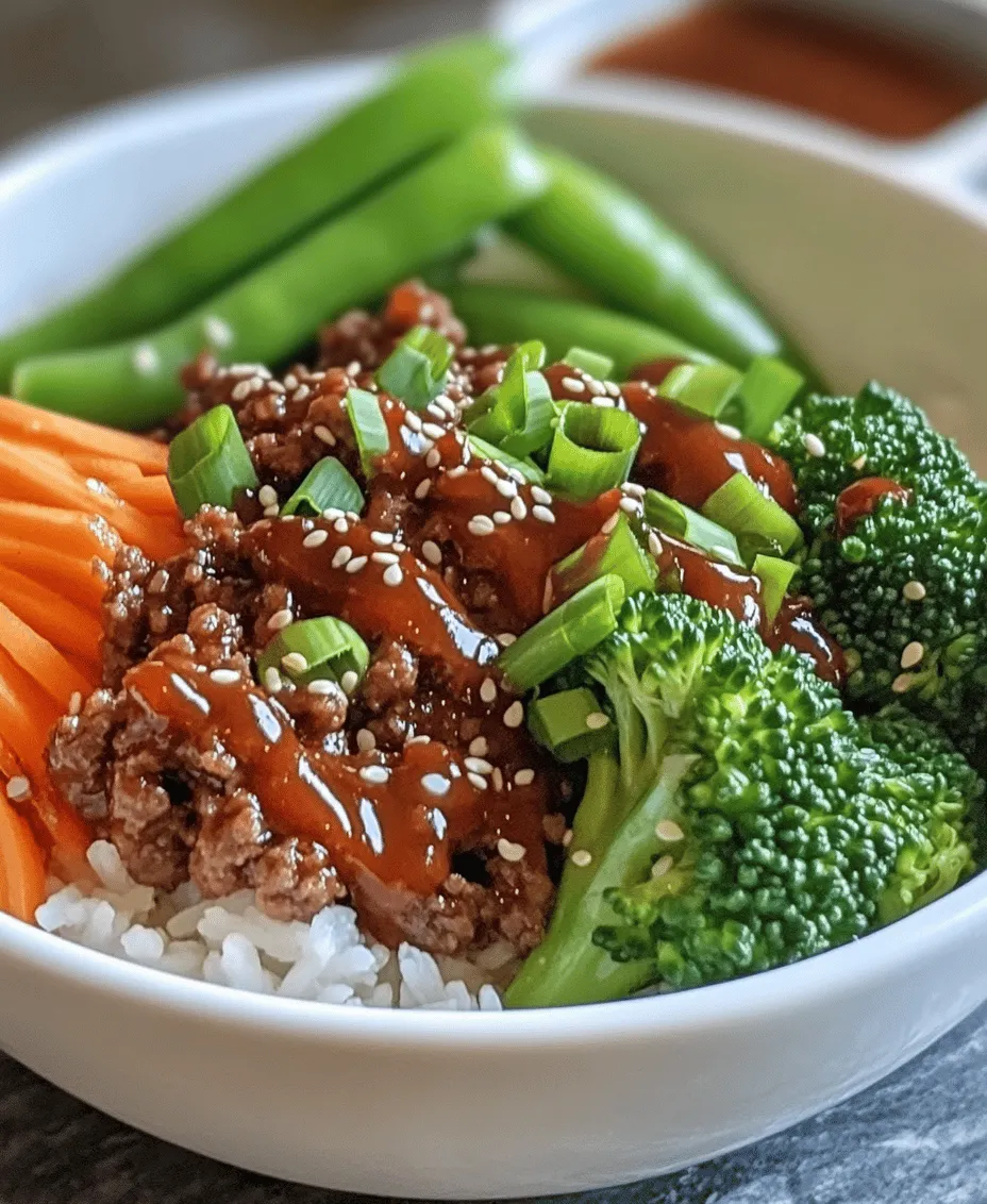 The key to a flavorful Korean Ground Beef Bowl lies in the choice of ingredients. Each component plays a vital role in creating the dish’s signature taste and texture. Let’s break down the essential ingredients to understand their contributions to this delightful meal.